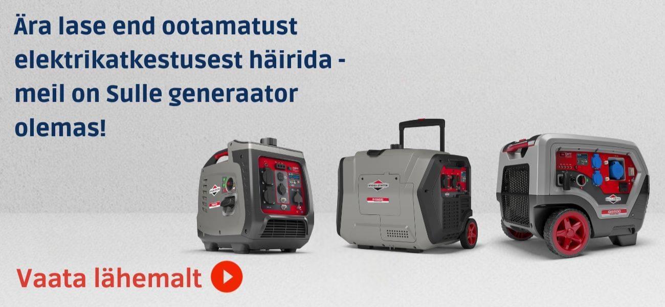 Generaatorid soodushindadega: miks valida Briggs & Stratton?