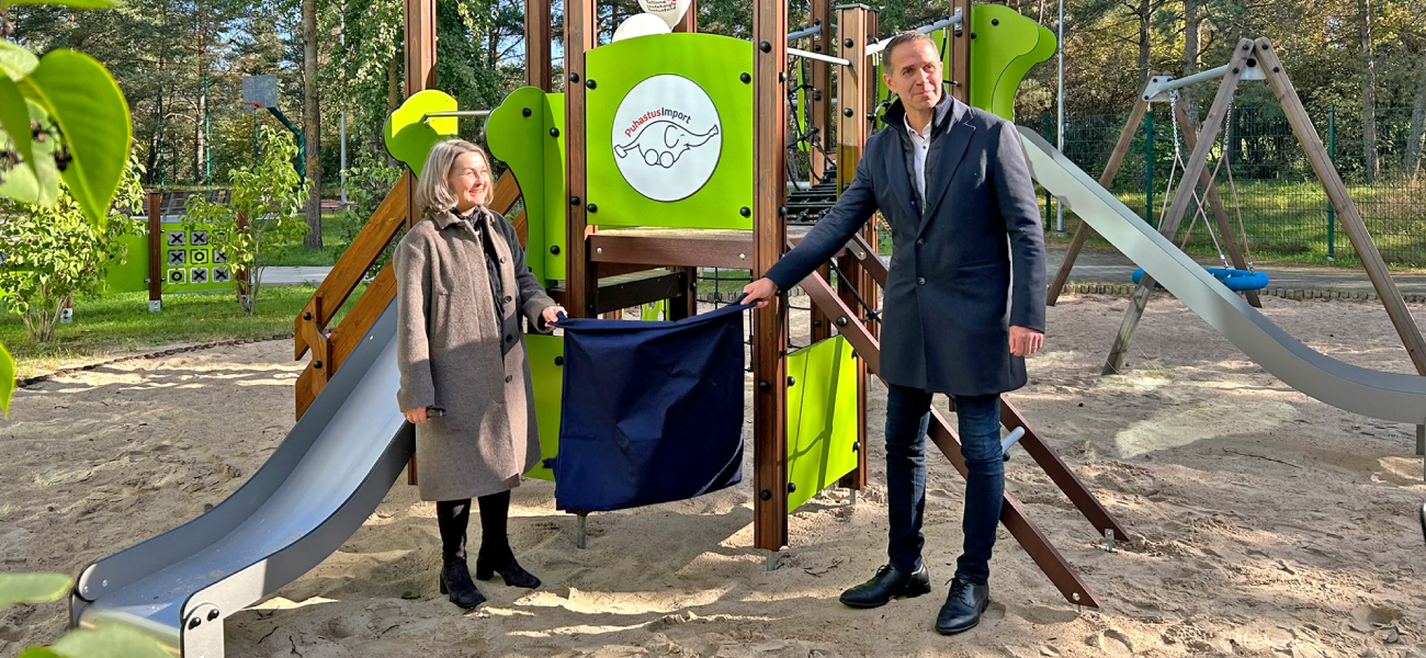 Tallinna Lastehaigla Vaimse Tervise keskuse mänguväljak renoveeriti heategijate toel
