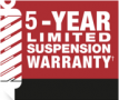 5-Year limited suspension warranty