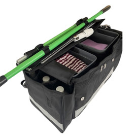 Sappax puhastustarvikute kott kahe ämbriga