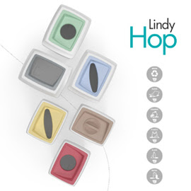 Lindy Hop Trash Bins