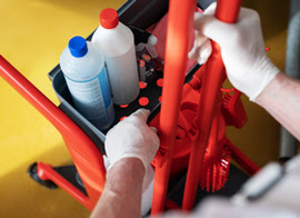 Vikan koristuskäru HyGo Mobile close-up