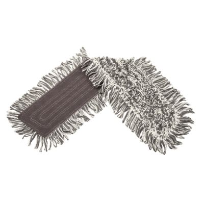 Max Mop cutted velco mop with yarn microfiber  60cm grey/whi