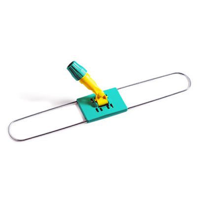 Dust mop frame 100cm w/plastic plate&sup