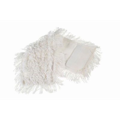 Pockets system mop polyester/cotton 40x13cm, white