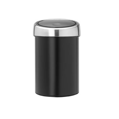 Brabantia prügikast Touch Bin 3L,  must matt
