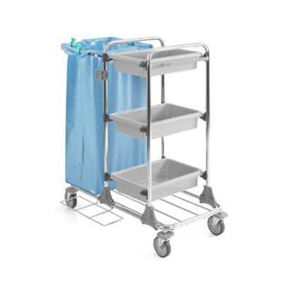 Koristuskäru Tecno 80 kroomitud raam