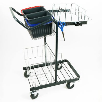 Cleaning trolley Puhastus Small with Longopac Midi frame