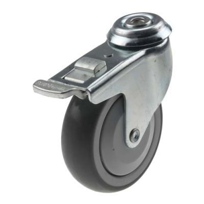 Wheel 100mm with brake for 629466(L)  trolley