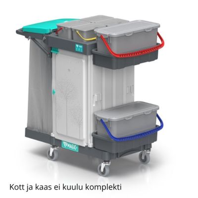 Koristuskäru Magic System 700 Safety HALL 125mm rattad