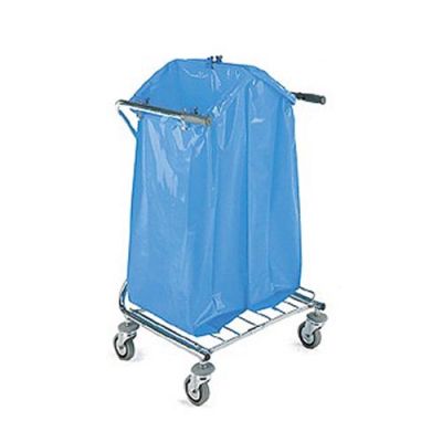 Prahikogumiskäru Dust 2x120L kroomitud, kaanteta