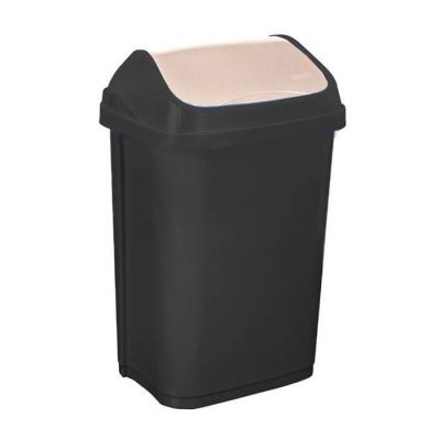 Prügikast "Swing-bin" 10l liikuva kaanega, grafiithall