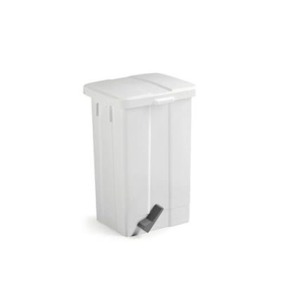 Dust bin Derby M 25L with pedal, white