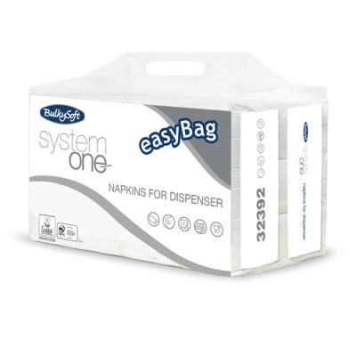 BulkySoft System One Mini hoidjasse salvrätik 2 kih.250tk/pk