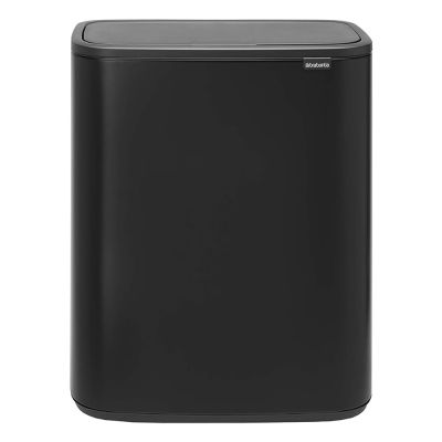 Brabantia prügikast Bo Touch Bin 60L, must  matt,