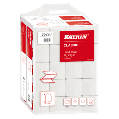 Katrin ZZ 2x lehträtik 200tk HandyPack(P) V-fold