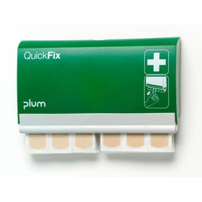 Plum QuickFix Dispenser +2x45pcs Elastic plasters