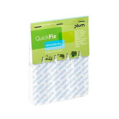 Plum QuickFix Refill Detectable Long 30pcs blue