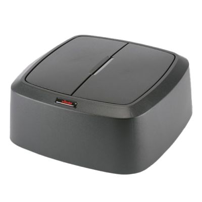 Vileda Iris kaas sulguriga 60L prügikastile, kandiline, must