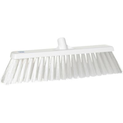 Vikan broom 530mmm very hard, white