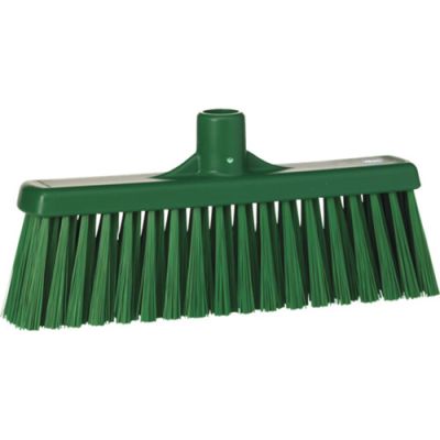 Vikan Broom with straight neck 310mm medium, green