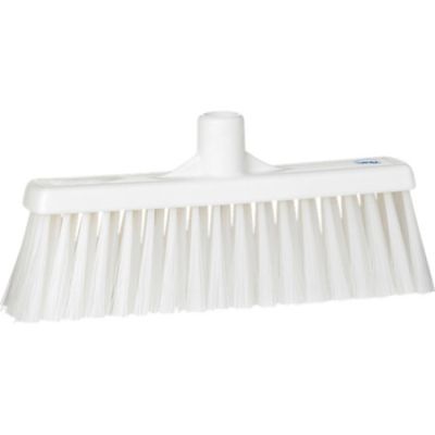 Vikan Broom with straight neck 310mm medium, white