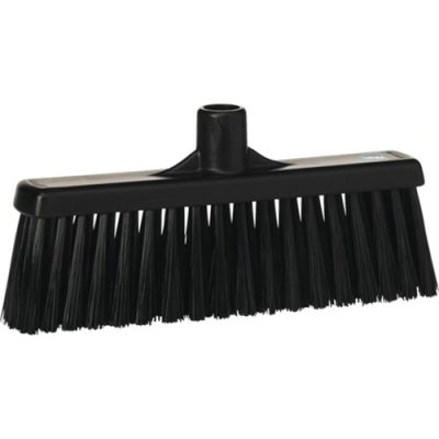 Vikan Broom with straight neck 310mm medium, black