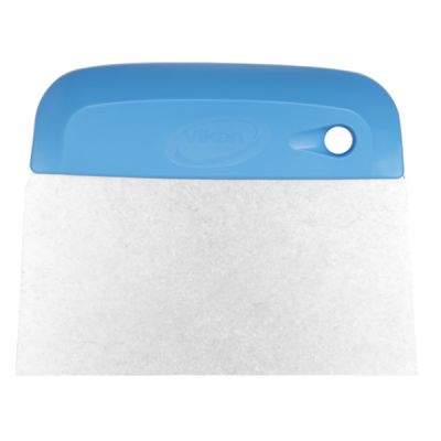 Vikan Dough Cutter/scraper 146mm Stainless Steel Blade, blue