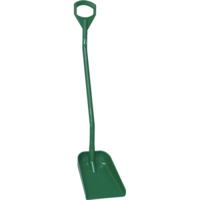 Vikan Ergonomic Shovel 1280mm, 270 mm blade, green