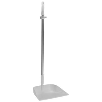 Vikan upright dustpan with handle 330x940mm, White