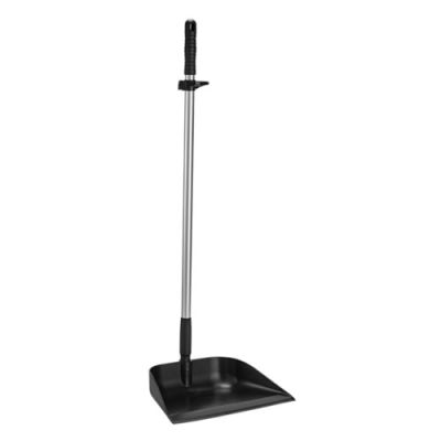 Vikan prügikühvel varrega 330x940mm, must
