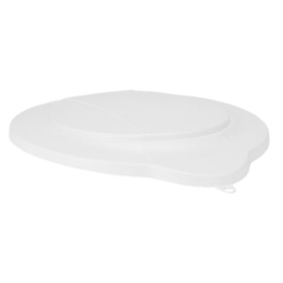 Vikan lid for 12L bucket 5694 metal detectable, white