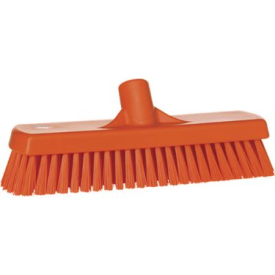 Vikan wall/floor washing brush 305mm hard, orange