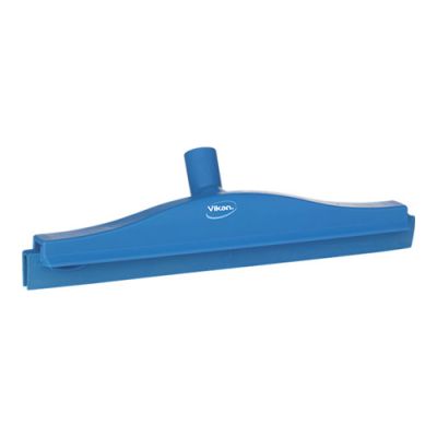 Vikan 2C Double blade squeegee w/revolv.neck400mm blue