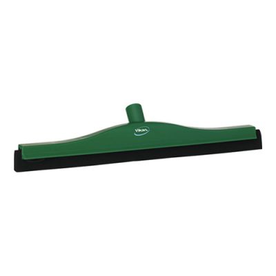 Vikan Floor Squeegee 500mm with black rubber, green