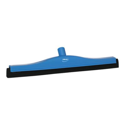 Vikan Floor Squeegee 500mm with black rubber, blue