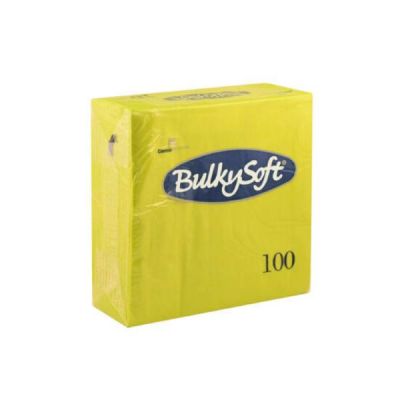 BulkySoft salvrätik 33x33cm 2-kih. roheline 2000 tk kastis