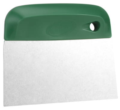 Vikan Dough Cutter/scraper 146mm Stainless Steel Blade, gree