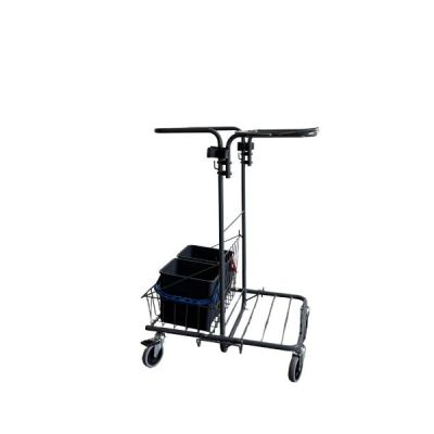 Trolley M1 with traditional sack frame, basket, buckets 2x6L