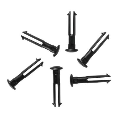Vikan 6 Spare part pins for Hi-Flex V10115, V10135, black