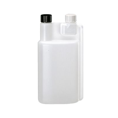 Kiehl1L measuring bottle empty, refillable black cap
