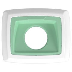 Lindy Hop lid, 50L,  green/white, round
