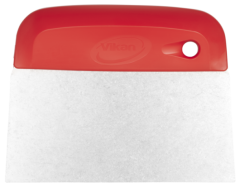 Vikan Dough Cutter/scraper 146mm Stainless Steel Blade, red