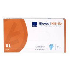 Nitriilkinnas puudrivaba XL/9-10 sinine 100 tk/karp