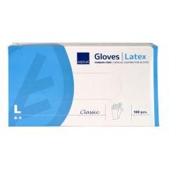 Latekskinnas puudrivaba L/8-9 100 tk/karp, neutral