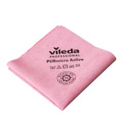 Vileda PURmicro Active mikrokiudrätik punane 38x35cm