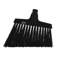 Vikan Broom angle cut 290mm very hard, black