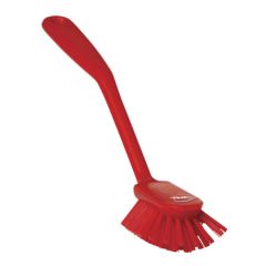 Vikan dish brush 280mm medium, red