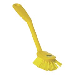 Vikan dish brush 280mm medium, yellow