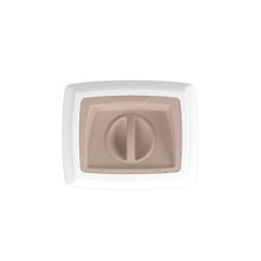 Lindy Hop lid, 50L, brown/white, round, opening with lid
